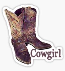 Cowgirl Sticker