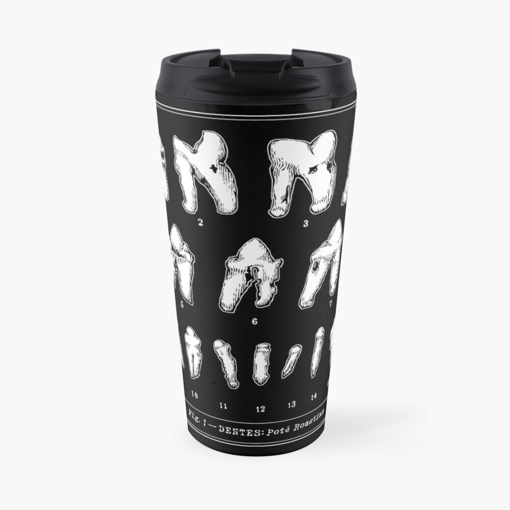 The Tooth Canvas Travel Coffee Mug