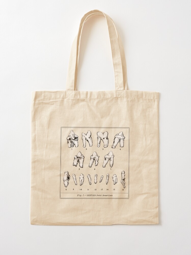 Alternate view of The Tooth Canvas Tote Bag