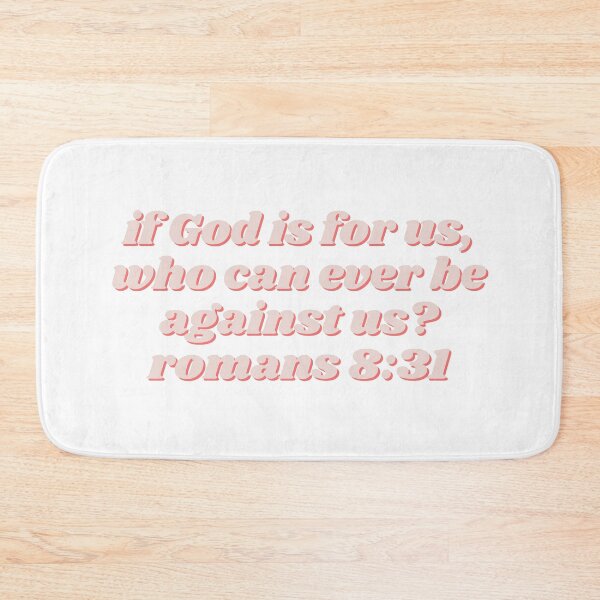 Item preview, romans 8:31 bible verse designed and sold by thingsofheaven.