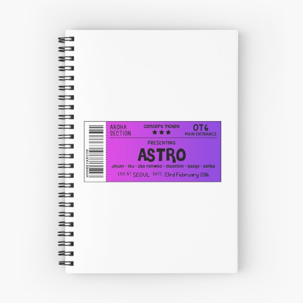 Item preview, ASTRO Concert Ticket designed and sold by skeletonvenus.