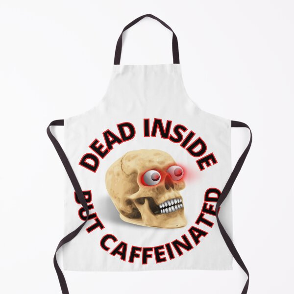 Item preview, Dead Inside but Caffeinated Red Eyed Skull designed and sold by RGRamsey.
