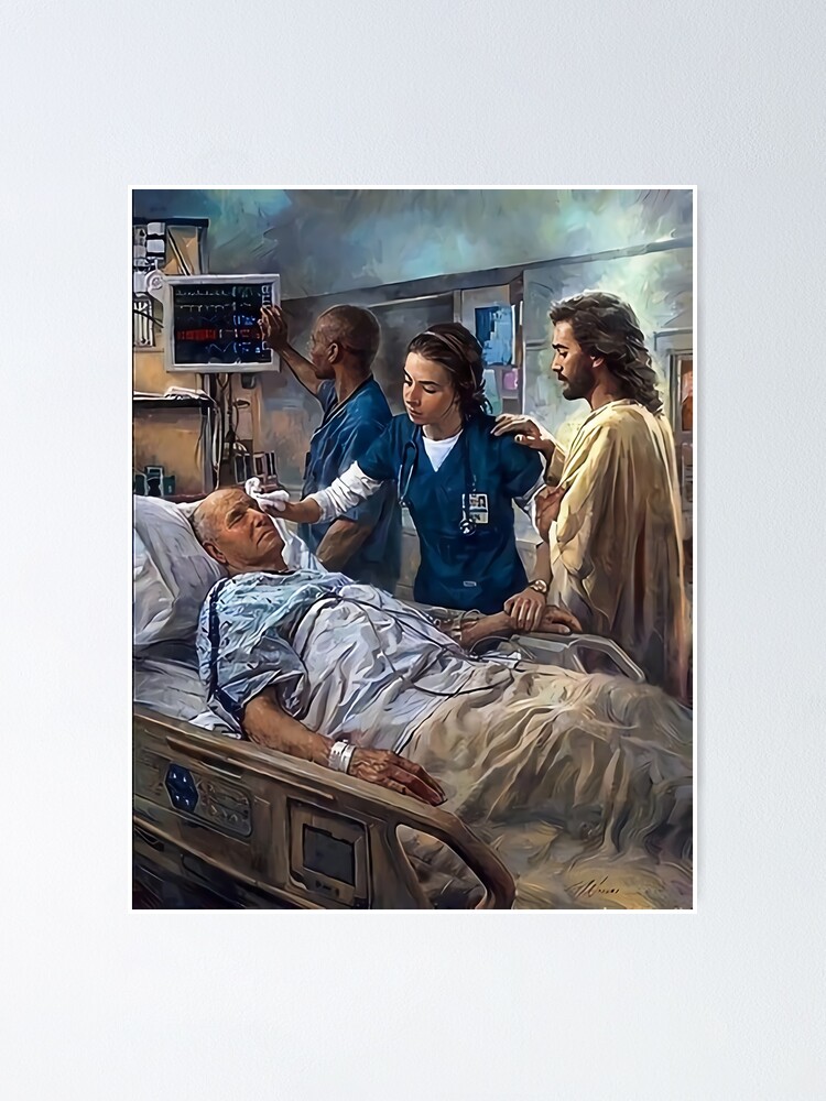 jesus with nurse painting