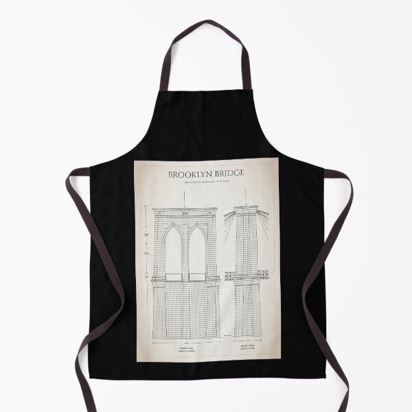 Item preview, Brooklyn Bridge (Ivory brown grid) designed and sold by BGALAXY.