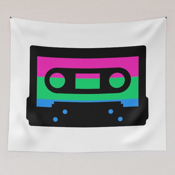 Item preview, Pride Cassette - Polysexual designed and sold by thesassypanda.