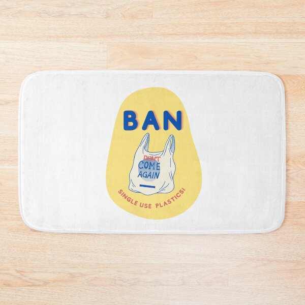 Item preview, Ban Single Use Plastic Yellow - Save the Oceans, Clean up our Seas, Environmental Activism designed and sold by Teetee94.