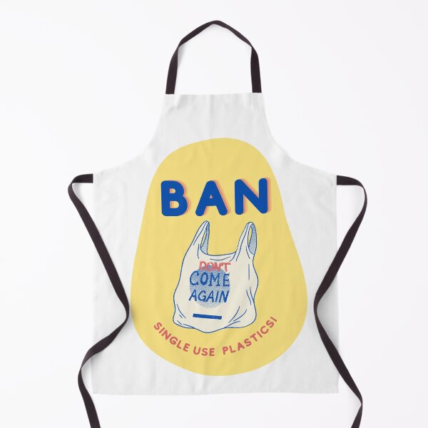 Item preview, Ban Single Use Plastic Yellow - Save the Oceans, Clean up our Seas, Environmental Activism designed and sold by Teetee94.