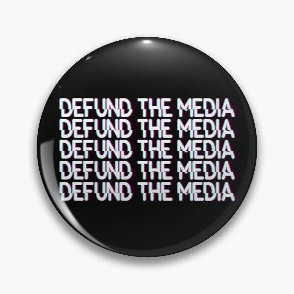 Item preview, Defund The Media Television Glitch Design designed and sold by JG0024.