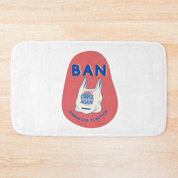 Item preview, Ban Single Use Plastic Red - Save the Oceans, Clean up our Seas, Environmental Activism designed and sold by Teetee94.