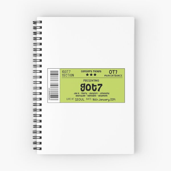 Item preview, GOT7 Concert Ticket designed and sold by skeletonvenus.