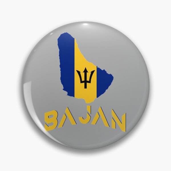 Item preview, Barbados National Flag Country Outline BAJAN Graphic  designed and sold by JG0024.