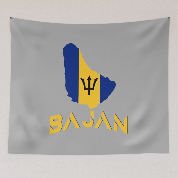 Item preview, Barbados National Flag Country Outline BAJAN Graphic  designed and sold by JG0024.