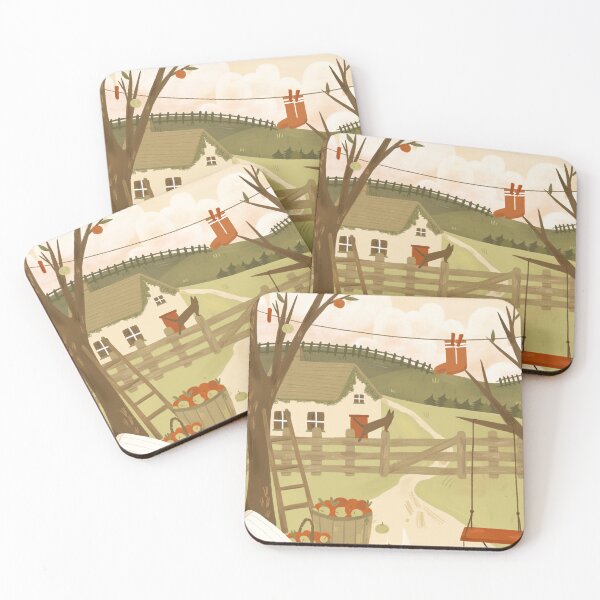 Item preview, Farmcore view cat on the fence  designed and sold by mikhaleeevich.
