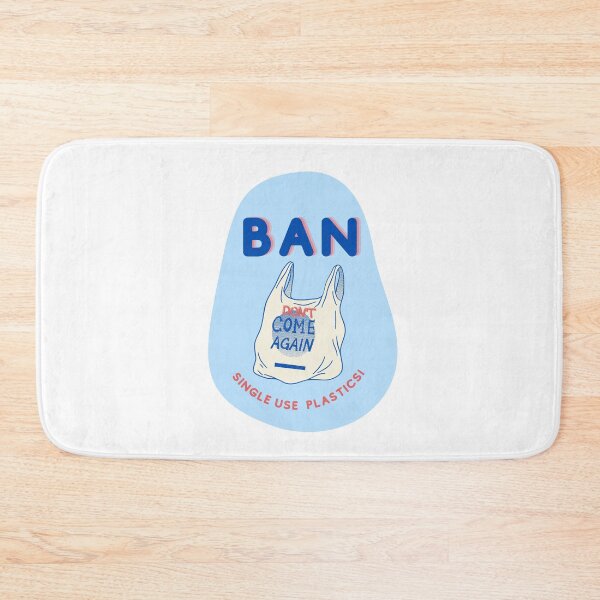 Item preview, Ban Single Use Plastic Light Blue - Save the Oceans, Clean up our Seas, Environmental Activism designed and sold by Teetee94.