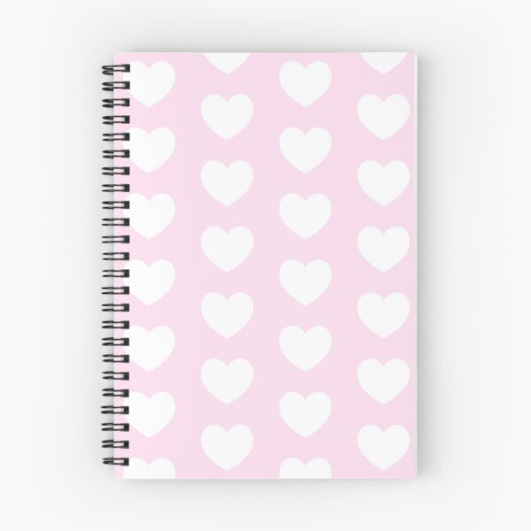 Item preview, Patrón de corazón pastel rosa y blanco designed and sold by Skycloud-Nya.