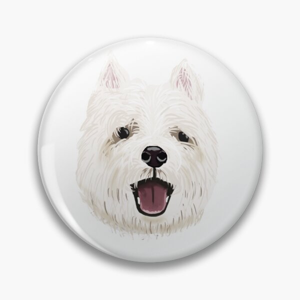 Artikelvorschau, Winston der Westie entworfen und verkauft von Magic Word Art.
