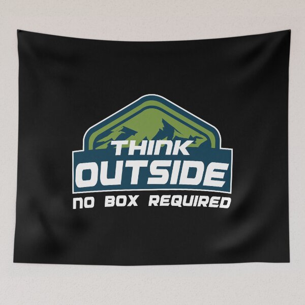 Item preview, Think outside no box required designed and sold by plussorn.