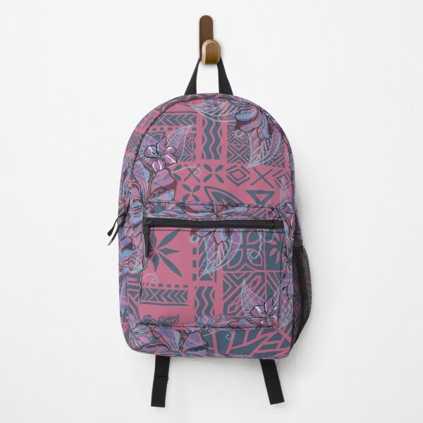 Artikelvorschau, Hawaiianischer - polynesischer - samoanischer Vintage-Sonnenschein-Korallen-Hibiskus-Druck entworfen und verkauft von sunnthreads.
