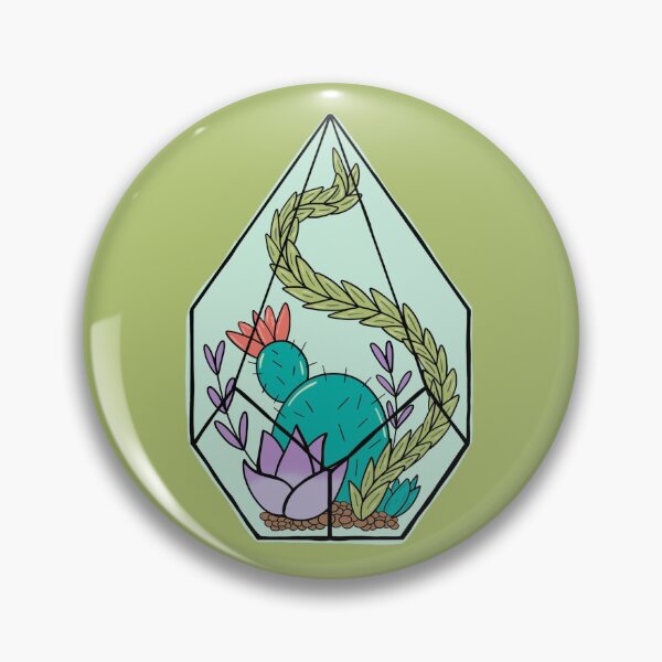 Item preview, Succulent Terrarium Artwork Hand Drawn designed and sold by kdiemozhoffman.