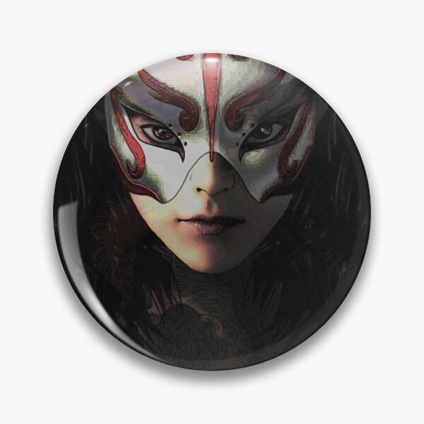 Item preview, Graphic Japanese Kitsune Mask designed and sold by getcustomtee.