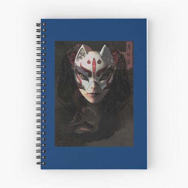 Item preview, Graphic Japanese Kitsune Mask designed and sold by getcustomtee.