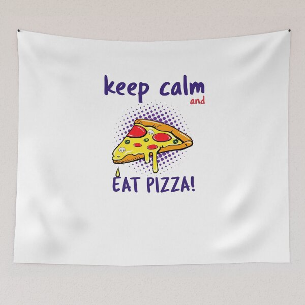 Item preview, keep calm eat pizza  designed and sold by Artezia.