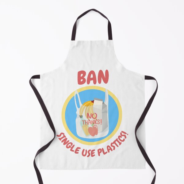 Item preview, Ban Single Use Plastic, Grocery Bags, No Thanks - Save the Oceans, Clean up our Seas, Environmental Activism designed and sold by Teetee94.