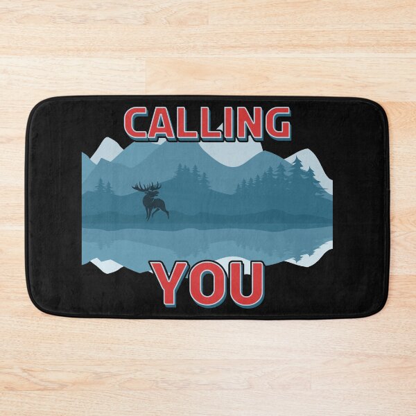 Item preview, Elk Moose Wilderness Lake Calling You Hunter Camper Gift designed and sold by TheAplus.