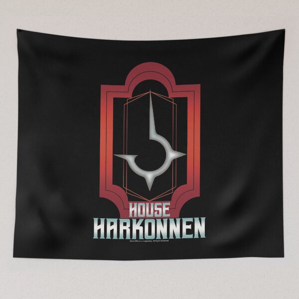 Item preview, House Harkonnen-Dune Movie 2021-Red Gradient Frame designed and sold by YomeHayin.