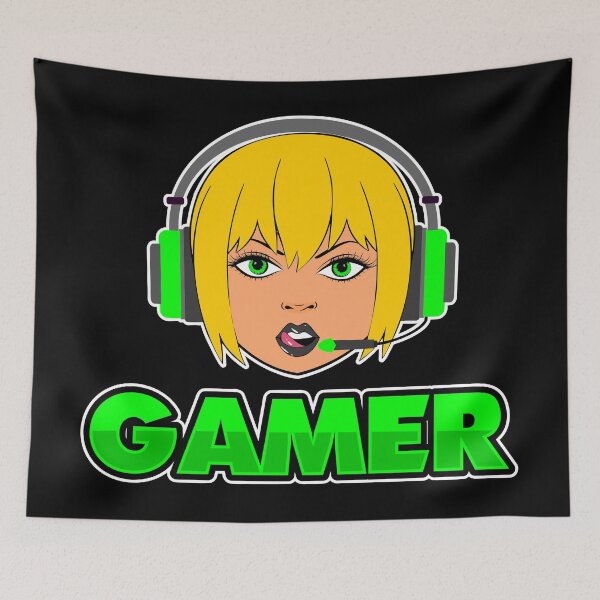 Item preview, BLONDE GAMER GIRL  designed and sold by Chaos Apparel .