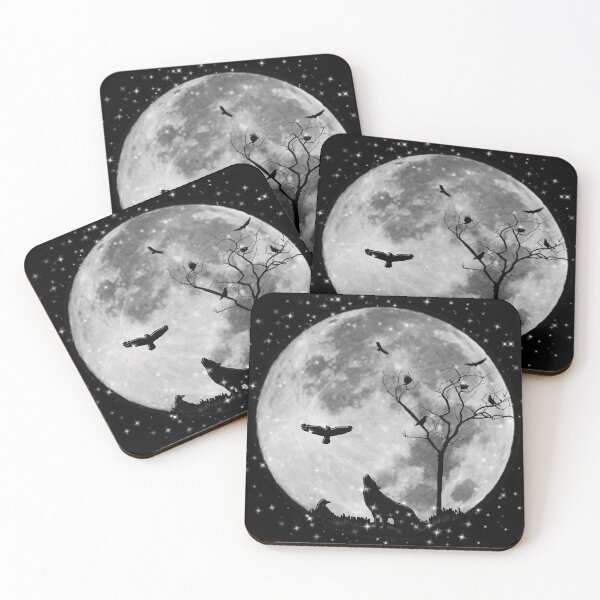 Item preview, Wolf, Raven & Moon designed and sold by KeshaEls.