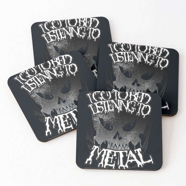 Item preview, I Go To Bed Listening To METAL Classic designed and sold by getcustomtee.