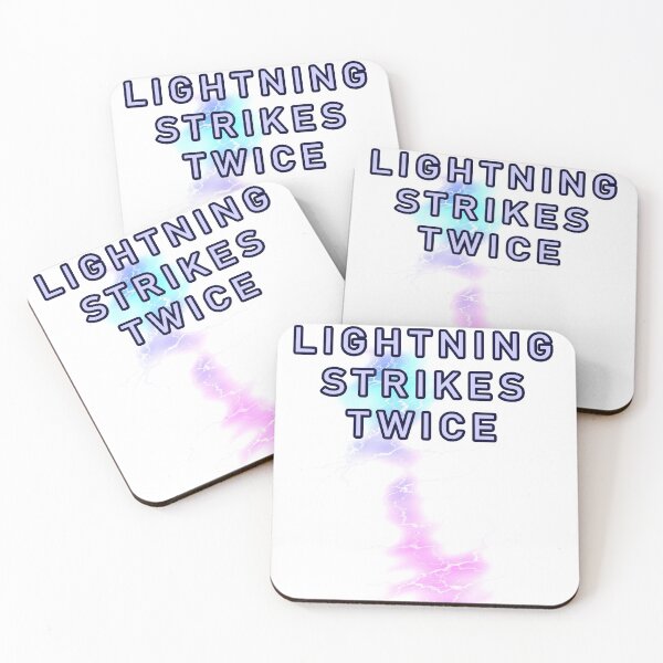 Item preview, lightning strikes twice tshirt & sticker  designed and sold by Inspirationarea.