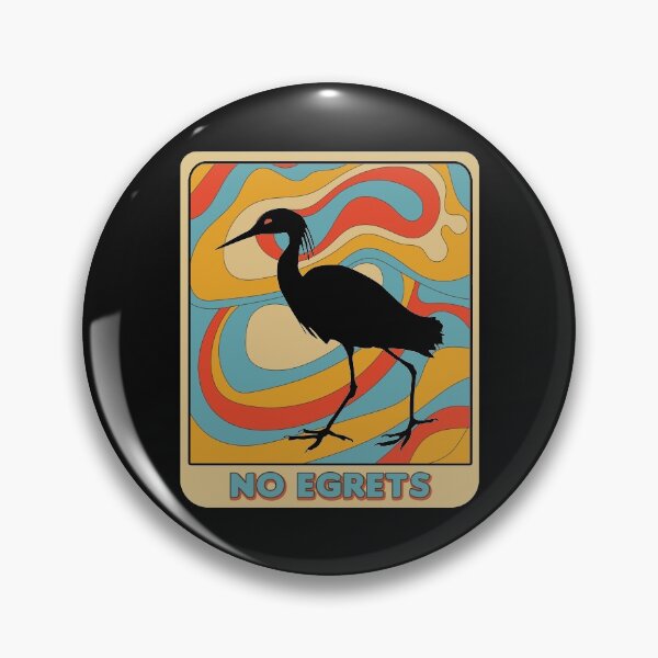 Item preview, Vintage Snowy Egret Retro Heron Waterfowl Bird Lover Gift designed and sold by TheAplus.