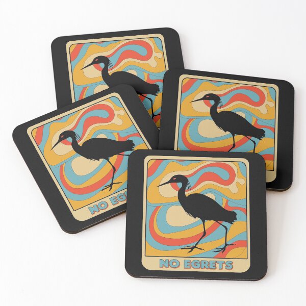 Item preview, Vintage Snowy Egret Retro Heron Waterfowl Bird Lover Gift designed and sold by TheAplus.