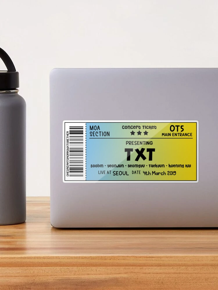TXT Concert Ticket