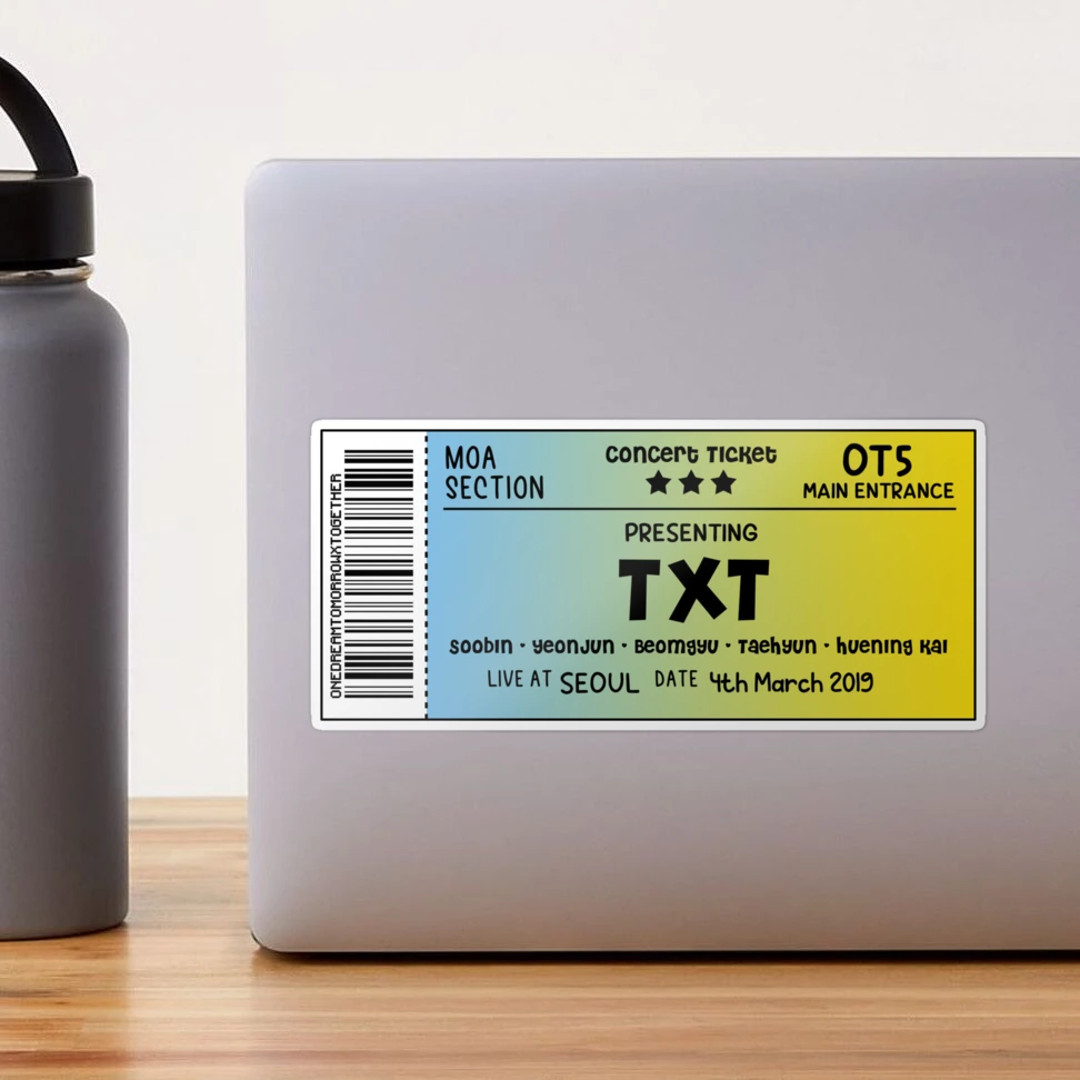 TXT Concert Ticket