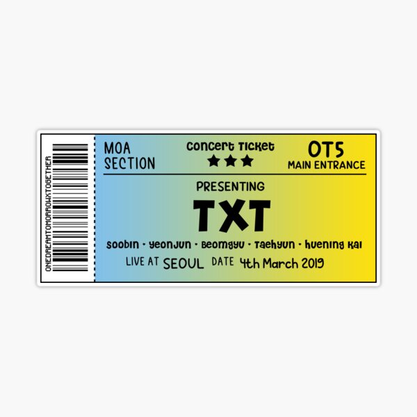 TXT 直筆サイン LIMITED PHOTO TICKET TXT 直筆サイン LIMITED PHOTO TICKET TXT 直筆サイン LIMITED PHOTO