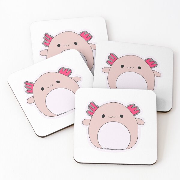 Item preview, Light pink axolotl squish-mellow   designed and sold by Marshaisvibing.