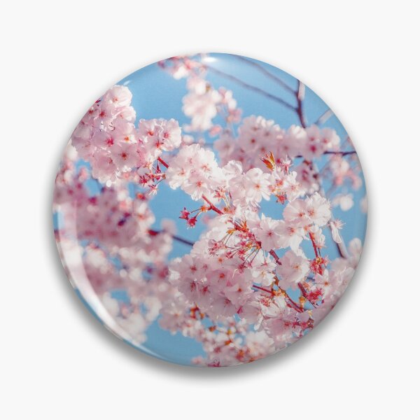 Item preview, Pink Flowers Photography on Blue Sky | Aesthetic Backgrounds designed and sold by cypher33.