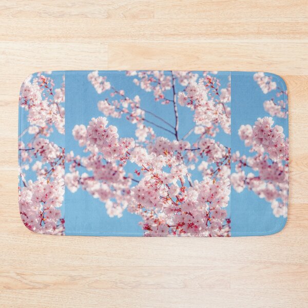 Item preview, Pink Flowers Photography on Blue Sky | Aesthetic Backgrounds designed and sold by cypher33.