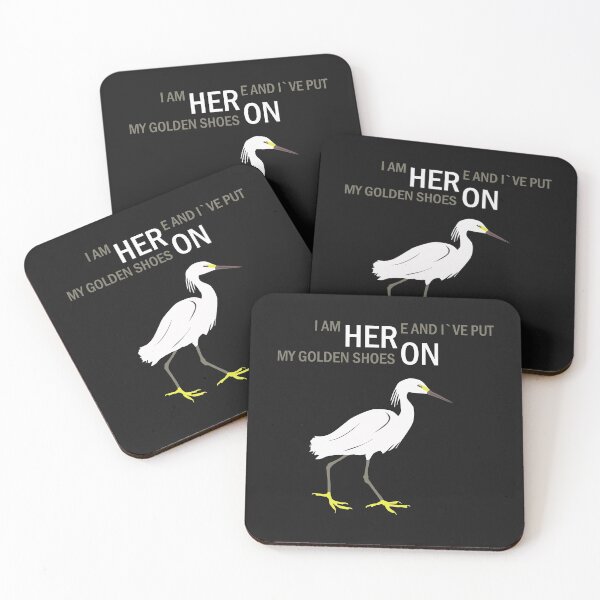 Item preview, Heron Snowy Egret Waterfowl Bird Lover Gift Egret Quote designed and sold by TheAplus.