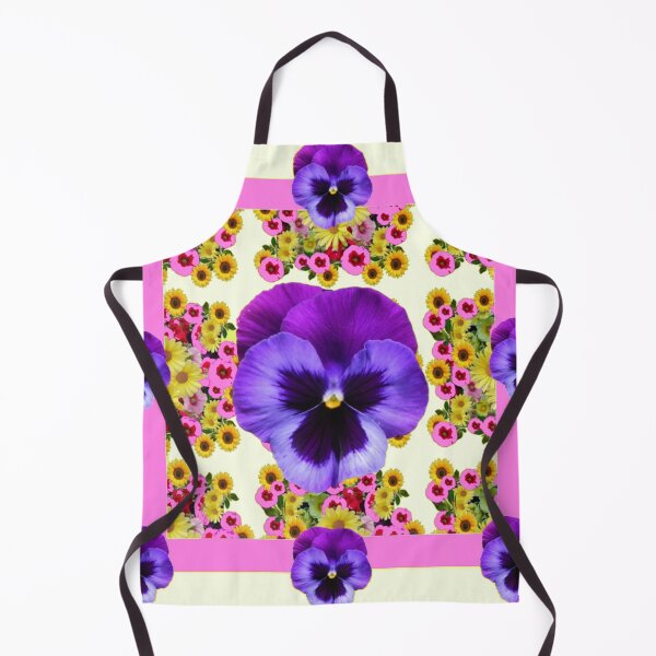 Item preview, PANSY GARDEN PATTERN PINK-WHITE ART designed and sold by sharlesart.