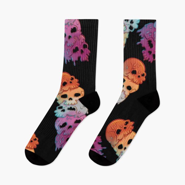 Item preview, Lesbian Pride Flag Skull Tower designed and sold by Irene Koh.