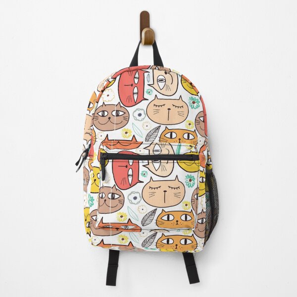 Item preview, Cat Pattern Cute Backpack designed and sold by SenGift.