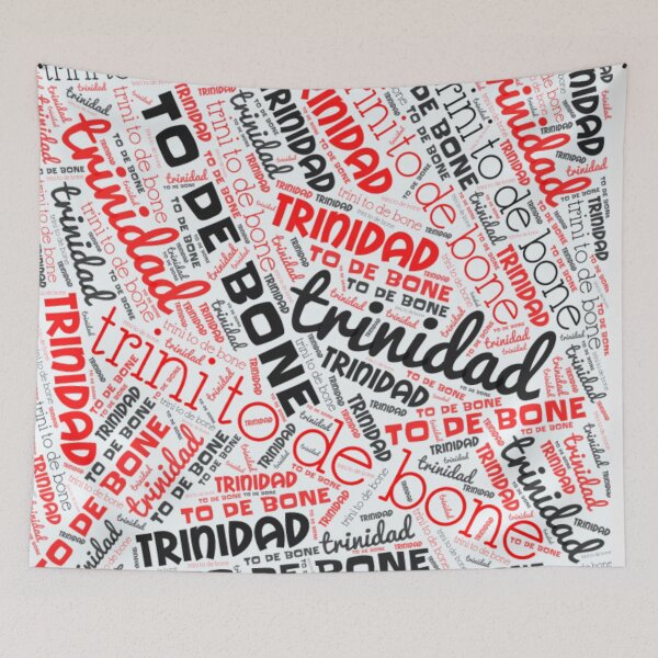 Artikelvorschau, Trinidad Trini To De Bone Wortwolke entworfen und verkauft von ShajenDesigns.