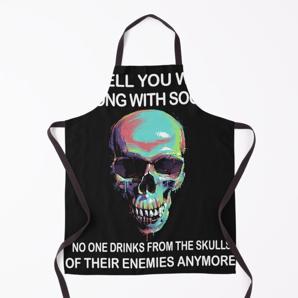 Item preview, What is wrong with society Drinking from skulls dark humor designed and sold by PatternFariss.