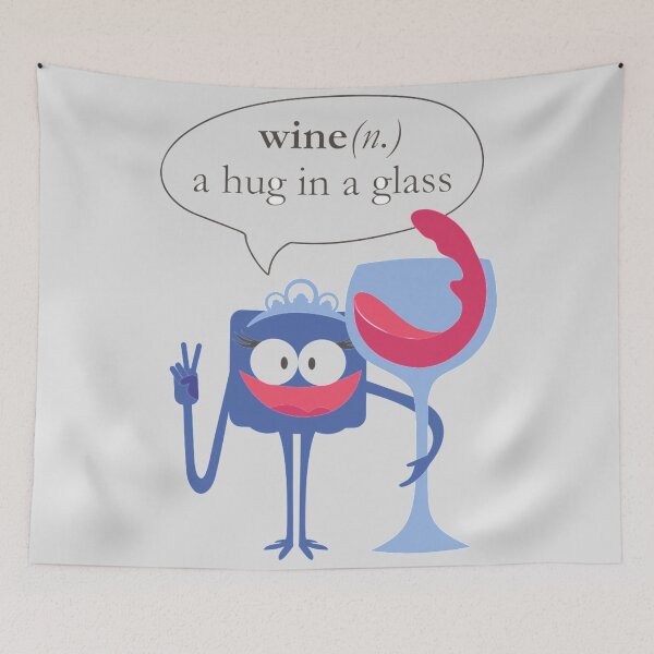Item preview, Wine A Hug In A Glass designed and sold by Frenur.