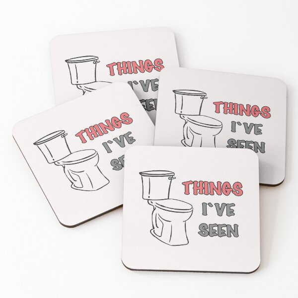 Item preview, Toilet Seen Things Latrine Bathroom Lavatory Closet Funny WC Quote designed and sold by TheAplus.