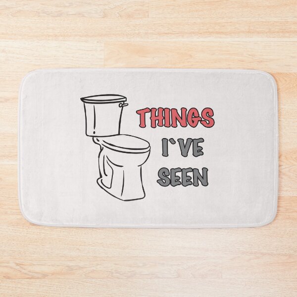 Item preview, Toilet Seen Things Latrine Bathroom Lavatory Closet Funny WC Quote designed and sold by TheAplus.
